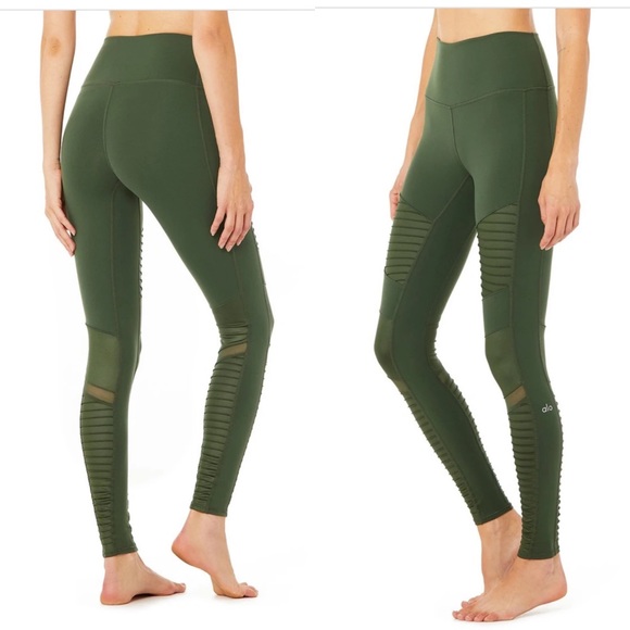 ALO Yoga Pants - ALO Yoga High-Waist Moto Legging